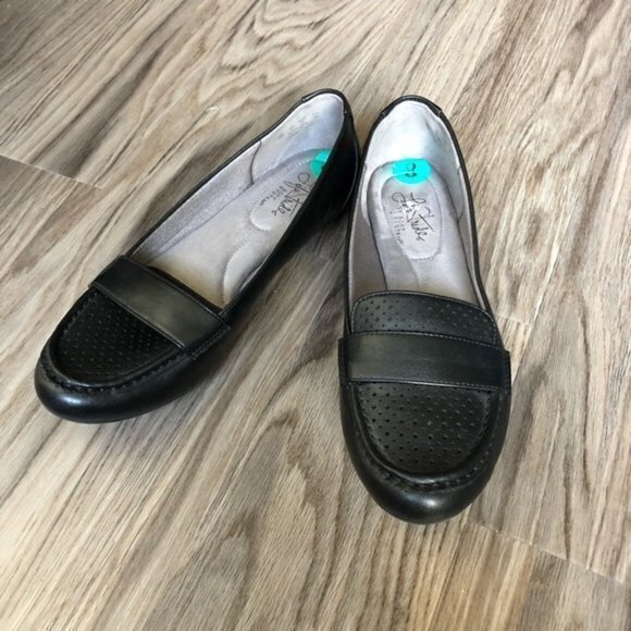 Life stride comfort Leather Flats Loafers Shoes‎ - Picture 1 of 5